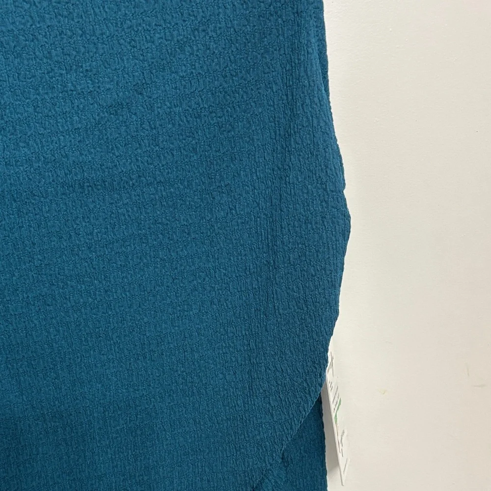 Calvin Klein Sleeveless Dark Teal Blouse - Picture 3 of 6